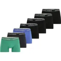 Jack & Jones Bokserishortsit 'JACBlume' opaali / harmaa / ruohonvihreä / musta