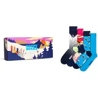 Happy socks 4-Pack Winter Sport Socks Gift Set - Navy - 41-46