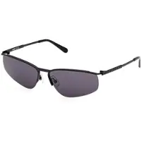 GCDS GD0071 Aurinkolasit 60/15/135 Mattamusta Etuosa metallista jyrsitty lakkaus UNISEX GD0071