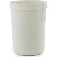 Normann Copenhagen Hide Laundry Basket Cotton Liner pesäpussi Offwhite
