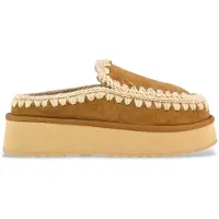 Mou for woman. MU.FW681004A Clog eskimo platform suede (36), Leather, Brown, more than 10 cm, None, Casual