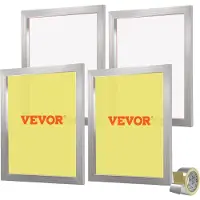 Vevor silkkipainosarja Silkkipainokehys 20x24in 355 Count Mesh 4kpl
