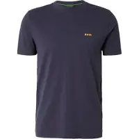 BOSS for man. 50506373 T-shirt Elastic navy (XXL), Casual, Cotton, Short sleeve