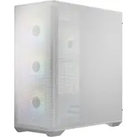 LC-Power LC-811W-ON, Midi Tower, PC, Valkoinen, ATX, EATX, mikro ATX, Mini-ITX, Metalli, Muovi, Karkaistu lasi, Pelaaminen