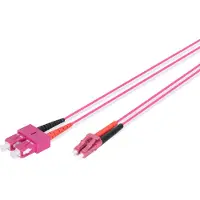 Digitus FO PATCH CORD, DUPLEX, LC TO SC MM OM4 50/125 µ, 1 M (DK-2532-01-4)