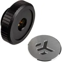 EKWB EK-Quantum Torque Plug with Badge, musta