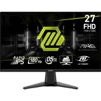 MSI MAG 275F, 68,6 cm (27"), 1920 x 1080 pikseliä, Full HD, 1 ms, Musta (9S6-3CE21M-001)