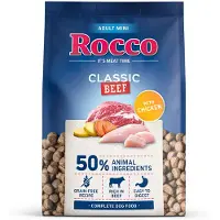 Rocco 6x1kg Adult MINI Classic nauta & kana koiran kuivaruoka