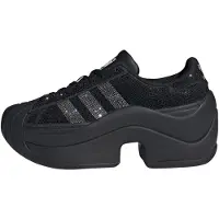 Adidas Originals Matalavartiset tennarit 'Superstar Bold' musta / hopea