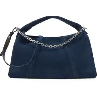 Les Visionnaires Sadie Cozy Chain Käsilaukku Nahka 37 cm Sininen