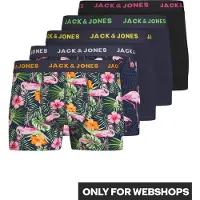 Jack & Jones Pink Flamingo Plus Size Boxerit 5 Yksiköt