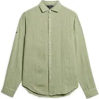 Superdry Studios Casual Linen Pitkähihainen Paita