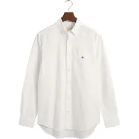 Gant for man. 3000200 Regular Fit Oxford Shirt white (S), Casual, Cotton, Classic, Long sleeve