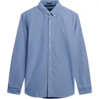 Superdry for man. M4011037A Classic Oxford L/S Shirt blue (XL), Casual, Cotton, Long sleeve