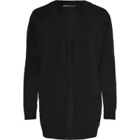 ONLY Onllesly L/S Open Cardigan Knt Noos - Black - XS