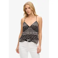 Superdry Printed Woven Hihaton T-paita