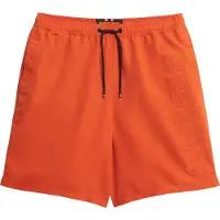 Superdry for man. M3010246A Premium embroidered swimming costume 43.2 cm orange (XL), Beachwear, Recycled Polister, Sustainable