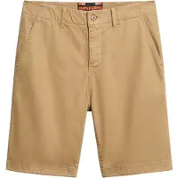 Superdry for man. M7110397A Vintage International beige shorts (32), Casual, Cotton