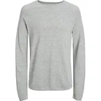Jack & Jones Jjehill Knit Crew Neck Noos - Grey - L