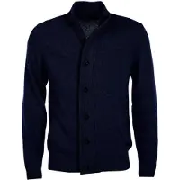Barbour Essential Patch Zip Through Cardigan Navy