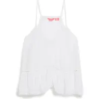 Superdry for woman. W6011647A T-shirt with white tiered piping (L), Casual, Viscose, Sleeveless / Straps
