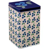 Blafre - Mustikka Peltipurkki 10x10x16 cm Sininen
