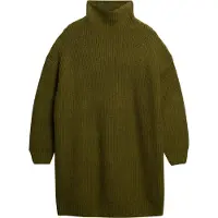 Superdry Chunky Rib Pitkähihainen Midi-mekko