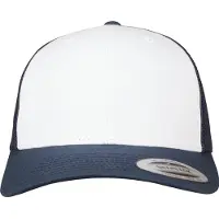 Flexfit Lippalakki 'Retro' laivastonsininen / valkoinen | 55-60 | male