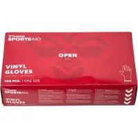 Hummel Vinyl Gloves 100 Units Valkoinen