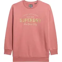 Superdry Luxe Metallic Logo Pitkähihainen Midi-mekko