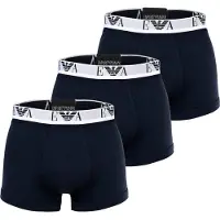 Emporio Armani for man. EM000259_AF14131 Set 3 Logo EA Boxer Briefs navy (M), Homewear, Cotton