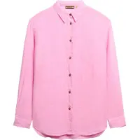 Superdry Casual Linen Boyfriend Pitkähihainen Kauluspaita