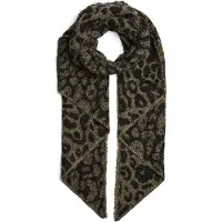 Pieces Pcpyron Long Animal Scarf Noos Bc - Brown - ONE SIZE