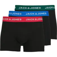 Jack & Jones Bokserishortsit 'JACJOE' sininen / tummanvihreä / vadelma / musta