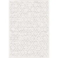 Narma matto Voose valkoinen 100x240 cm