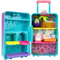 Squishmallows Squish-A-Longs Luggage Playset - Pink - ONE SIZE