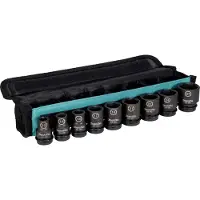 Makita Kuusiohylsysarja E-16601; 1/2''; 8-21 mm; 8 kpl.
