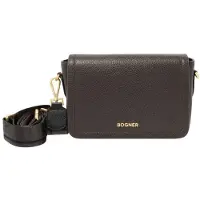 Bogner Wallis Bar Crossbody-laukku Nahka 23 cm Ruskea