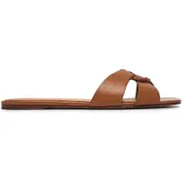 Ralph Lauren Leather O-Ring Sandal - Brown - 38