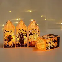 Hobby Hall Halloween lyhty koristeellinen LED lyhdyt 4 kpl 4 malleja