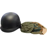 101 Inc M88 Helment with Covers (Color: Black)