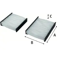 Valeo Suodatin, sisäilma 715556