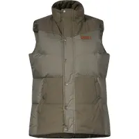 Bergans Nordmarka Outdoor Down Vest Women Green Mud S
