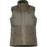 Bergans Nordmarka Outdoor Down Vest Women Green Mud M