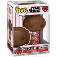 Funko POP! Disney: Valentine's Day 2024 - Princess Leia (Valentine Chocolate) #676 Bobble-Head Vinyl Figure
