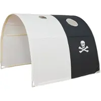 Homestyle4u Tekstiilisetti parvisänkyyn - Black Pirate