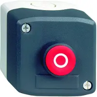 Schneider ELECTRIC PAINIKEKOTELO TUMMAN HARMAA, PAINIKE"O" (XALD112)