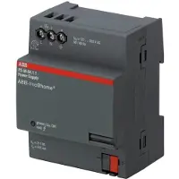 ABB VIRTALÄHDE, INTEGROITU KURISTIN, KÄYTTÖ-/YLIKUORMITUKSEN LED-MERKKIVALO, 4-MOD DIN (PS-M-64.1.1)