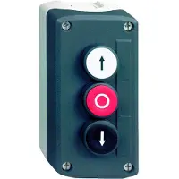 Schneider ELECTRIC PAINIKEKOTELO TUMMAN HARMAA, PAINIKKEET NUOLI YLÖS -"O"- NUOLI ALAS (XALD325)