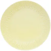 Aida Confetti Dessert Plate W/Relief 1 Pcs Giftbox - Yellow - Ø 21.8 CM x 21.8
